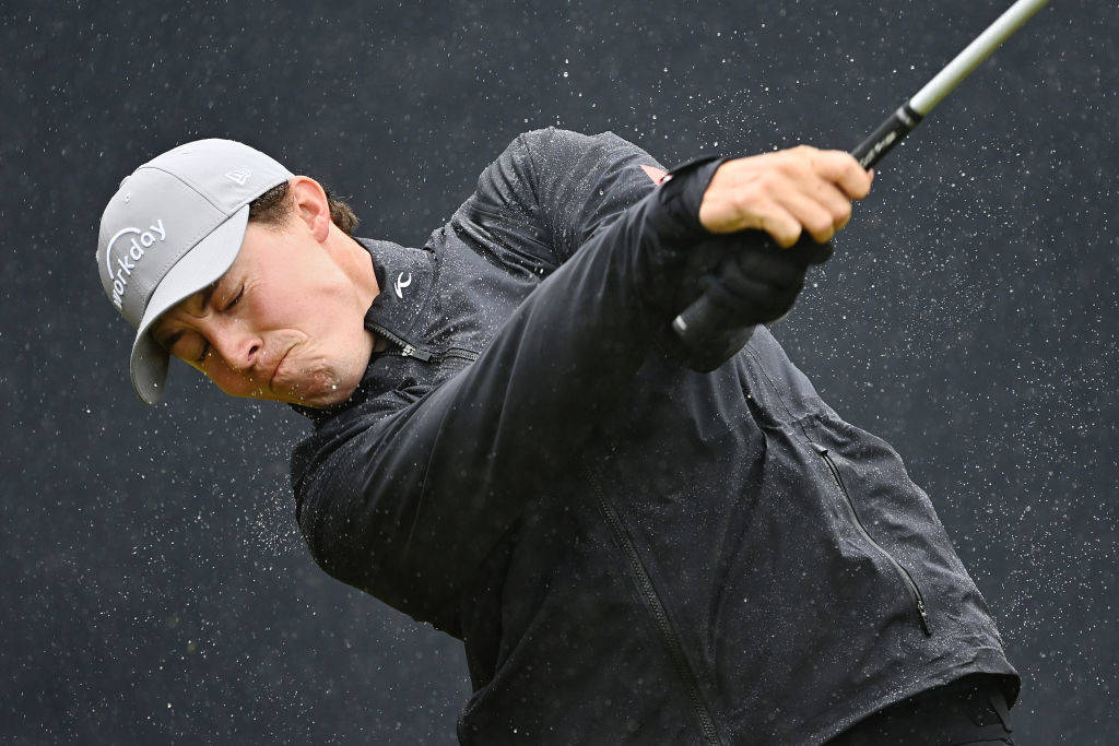 A close-up of Matt Fitzpatrick